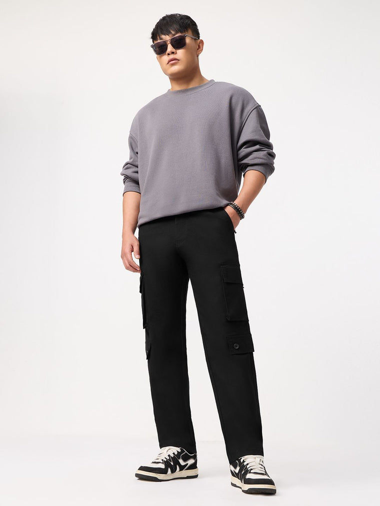 Ripstop Cargo: Matte Onyx Men Cargo Pants