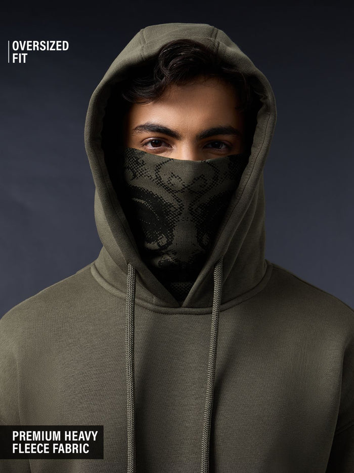 Harry Potter: Dark Mask Men Oversized Hoodies