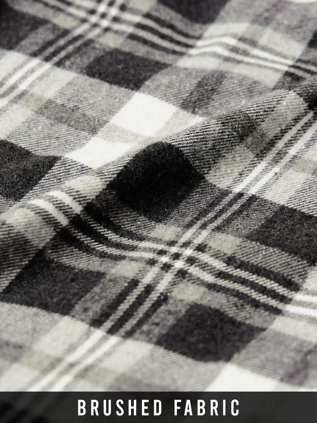 Plaid Shirt: Grey Grid Men Relaxed Shirts