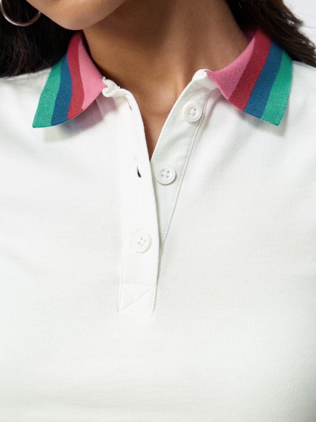 Solids: Bubbles Women Polo T-Shirts
