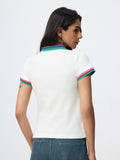 Solids: Bubbles Women Polo T-Shirts