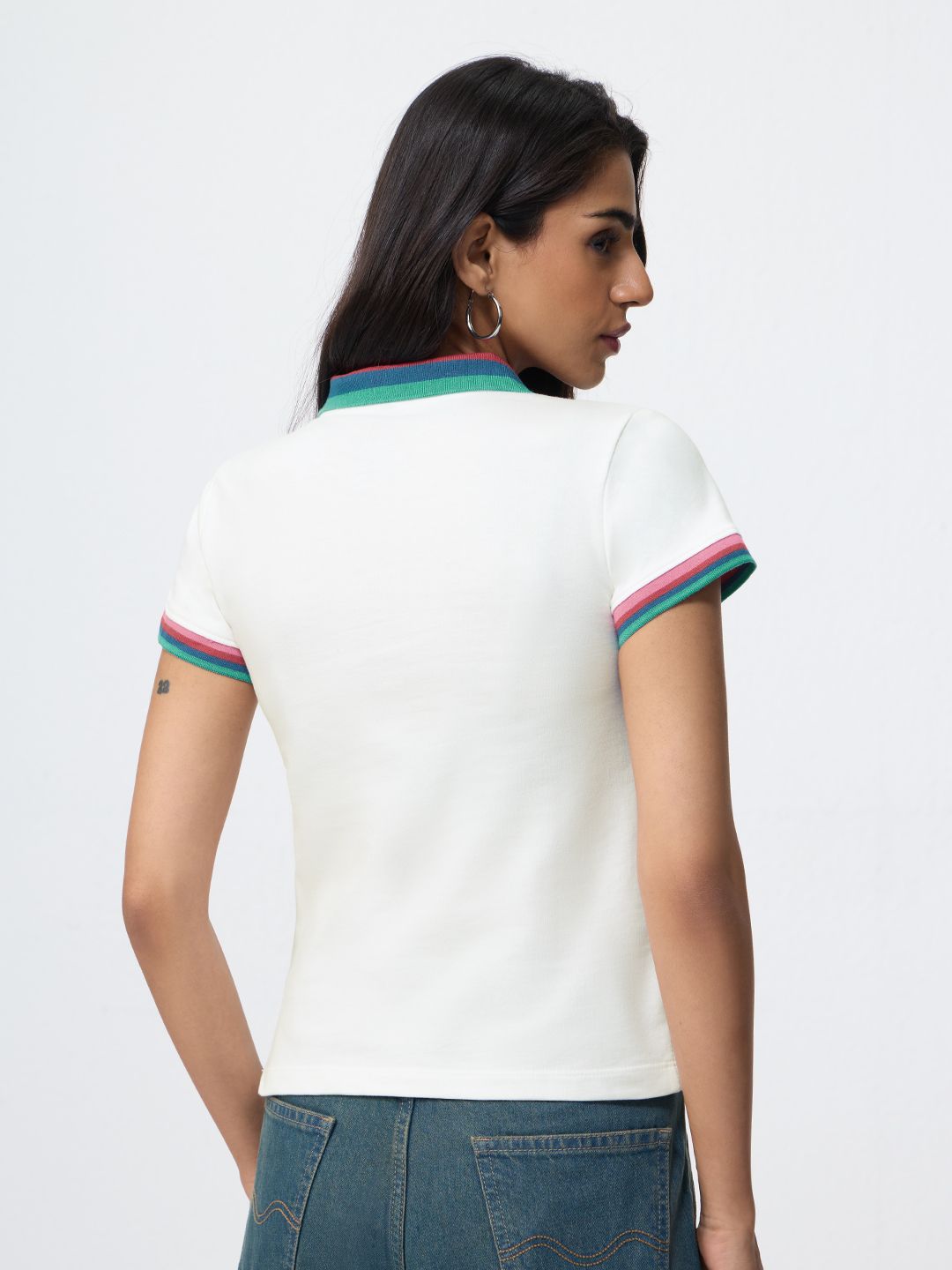 Solids: Bubbles Women Polo T-Shirts
