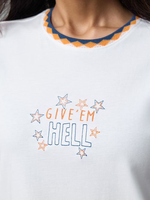 TSS Originals: Give 'em Hell Women Regular T-Shirts