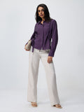 Buckle Shirt: Berry Women Regular Shirts