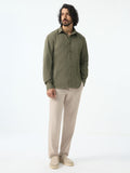 Luxe Shirt: Basil Green Shirts