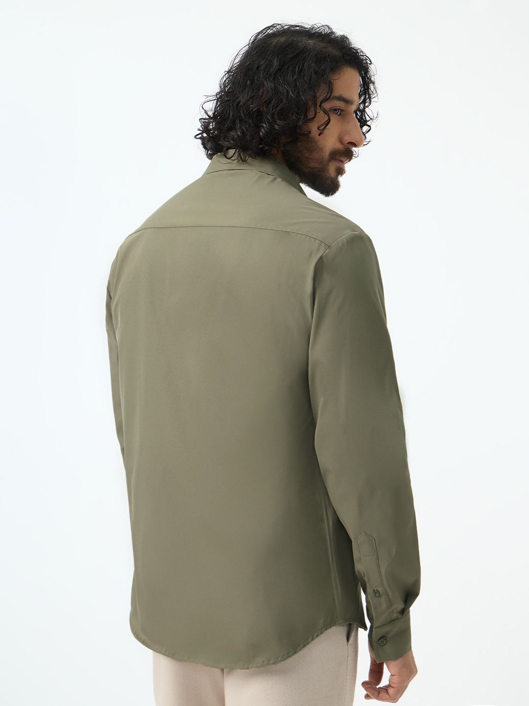 Luxe Shirt: Basil Green Shirts