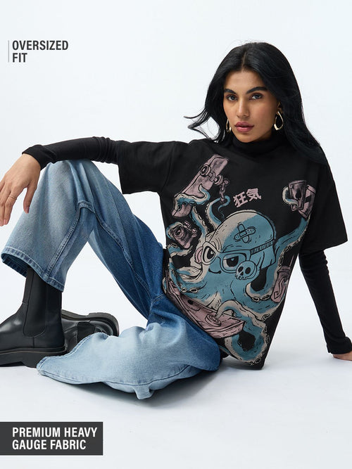 TSS Originals: Octopus Women Oversized T-Shirts