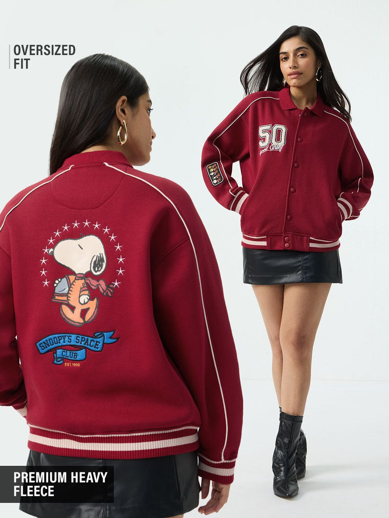Peanuts: Astro Club Women Varsity Jackets