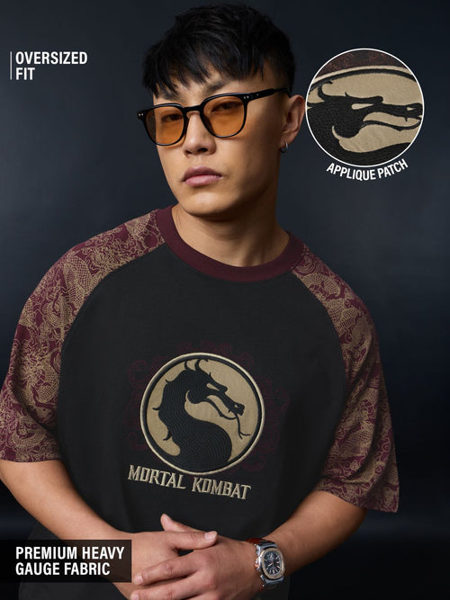 Mortal Kombat: Finish Him Oversized T-Shirts