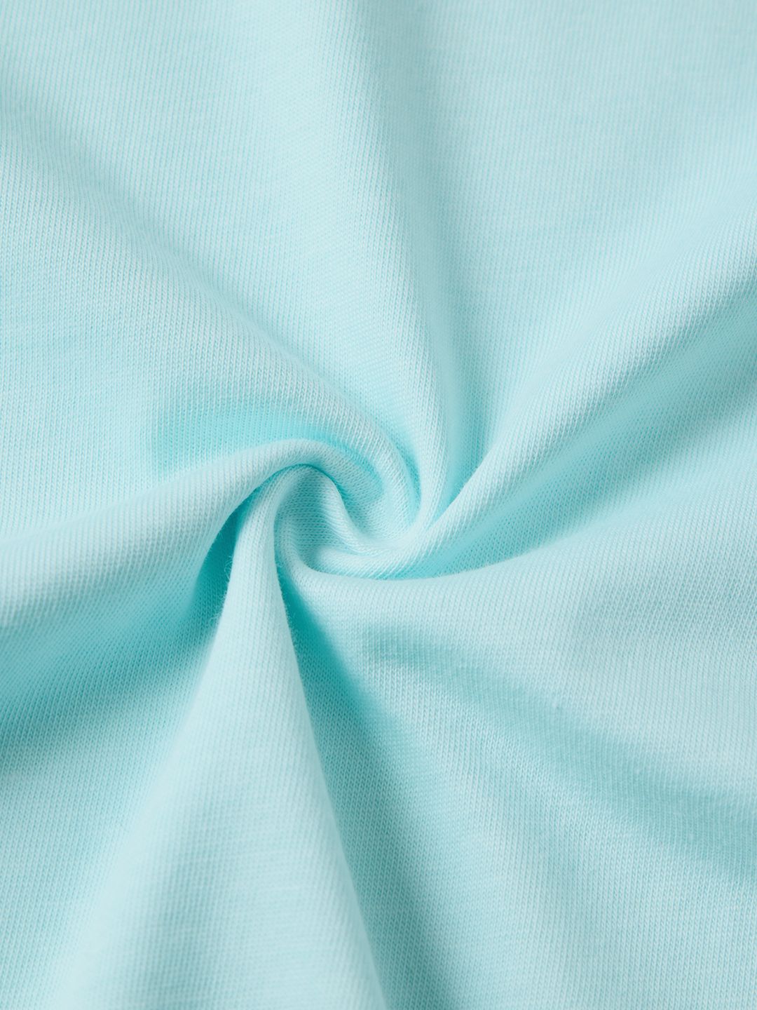 Regular Solids: Light Aqua Women Regular T-Shirts
