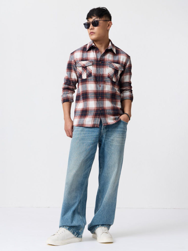 Plaid Shirt: Copper Creek Men Utility Shirts