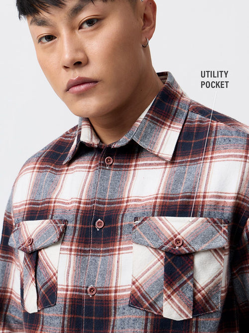 Plaid Shirt: Copper Creek Men Utility Shirts