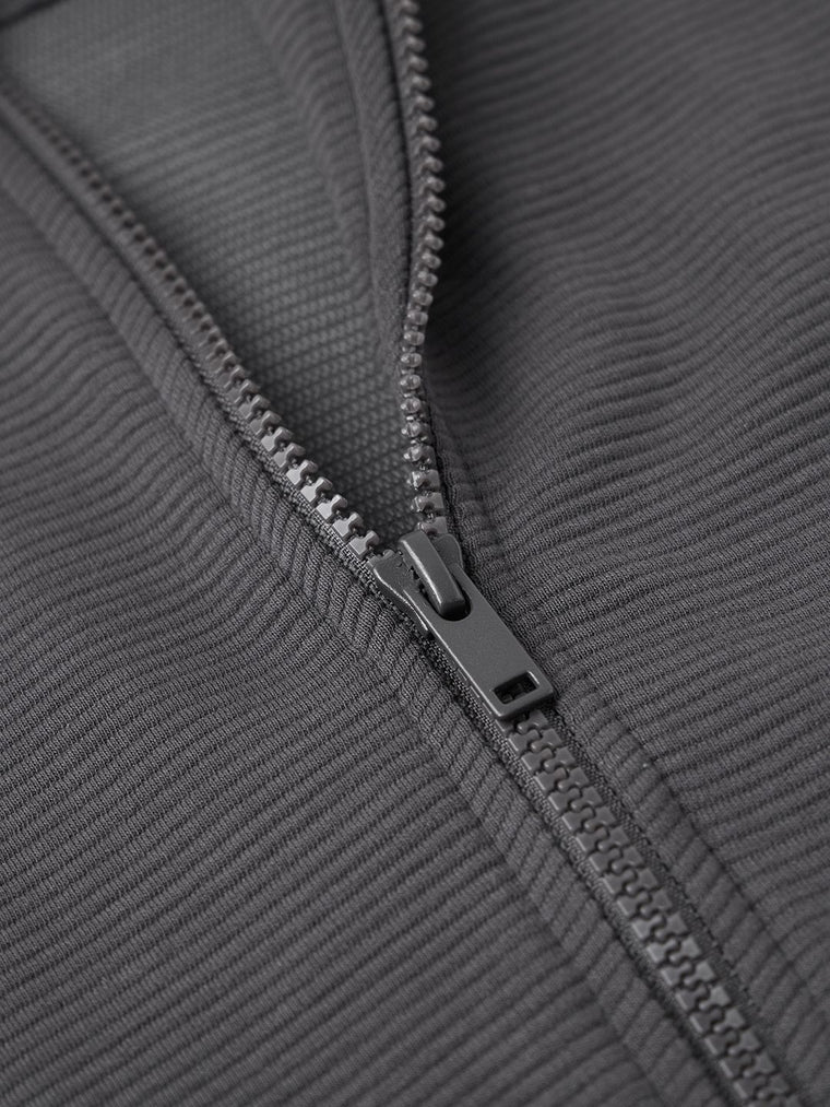 Textured Hoodie: Smoke Grey Men Oversized Hoodies