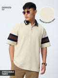 Textured Polo: Nautical Oversized Polos