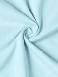 Regular Solids: Baby Blue Women Regular T-Shirts
