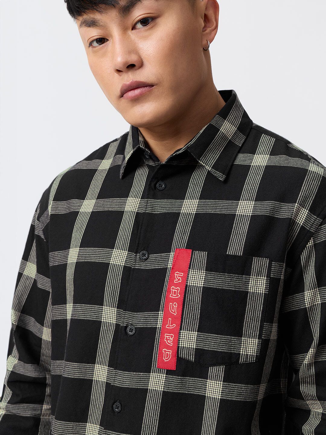 Plaid Shirt: Souled Men Relaxed Shirts