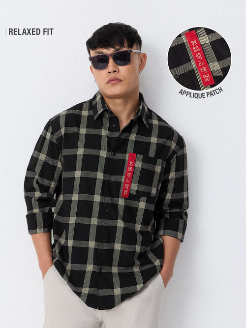 Plaid Shirt: Souled Men Relaxed Shirts