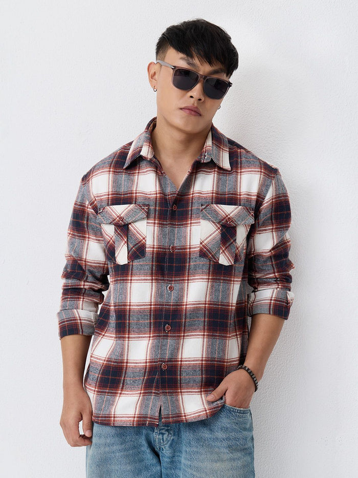 Plaid Shirt: Copper Creek Men Utility Shirts