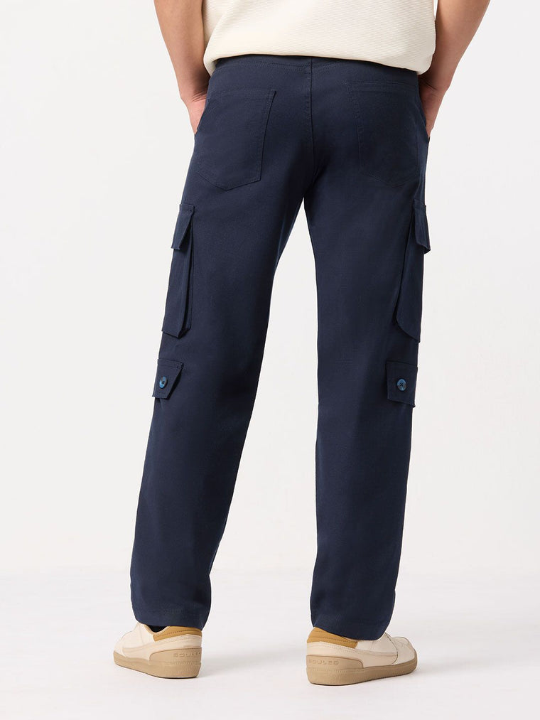 Cargo Pants: Anchor Blue Men Cargo Pants