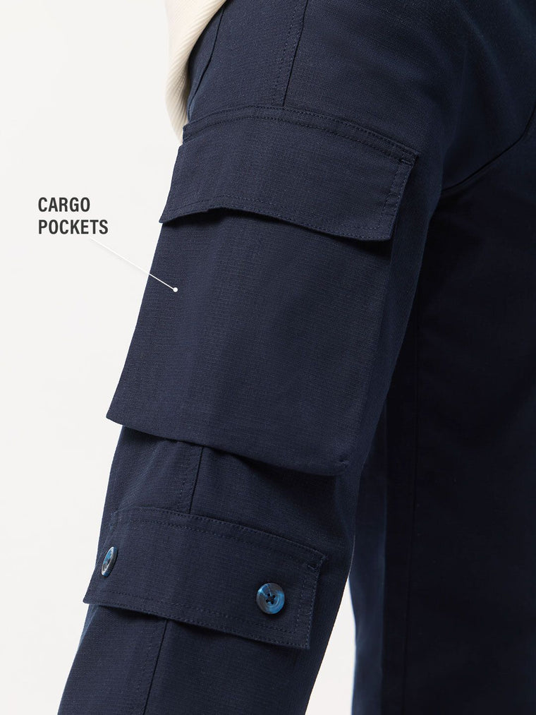 Cargo Pants: Anchor Blue Men Cargo Pants