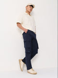 Cargo Pants: Anchor Blue Men Cargo Pants