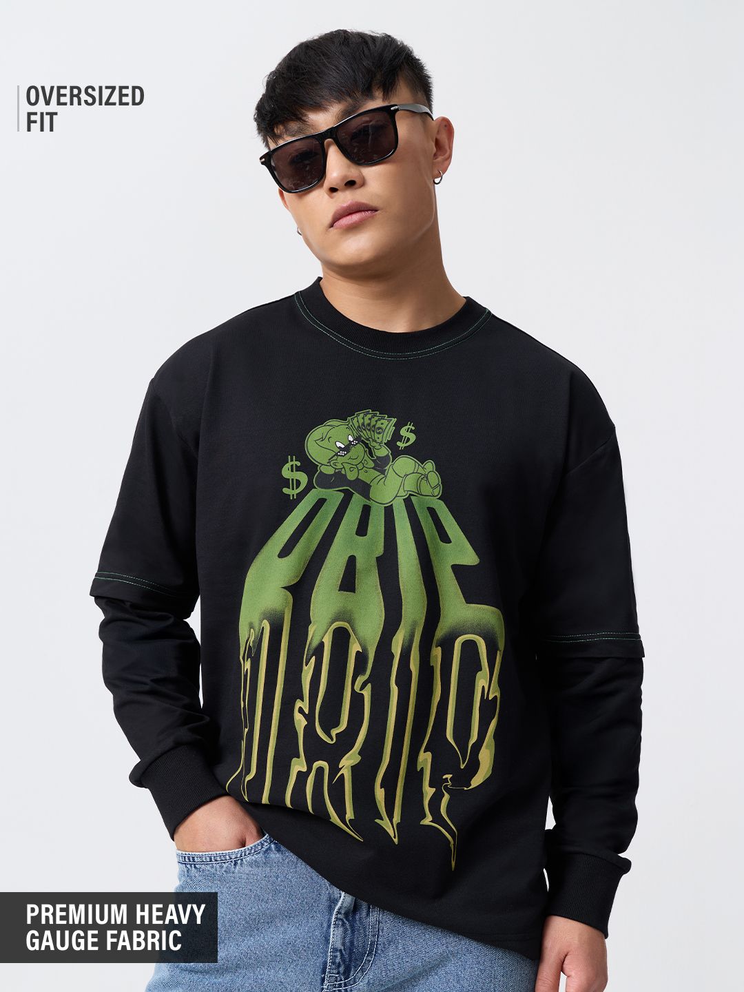 Richie Rich: Drip Oversized Full Sleeve T-Shirts