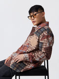 Plaid Overshirt: Patch Fusion Overshirts
