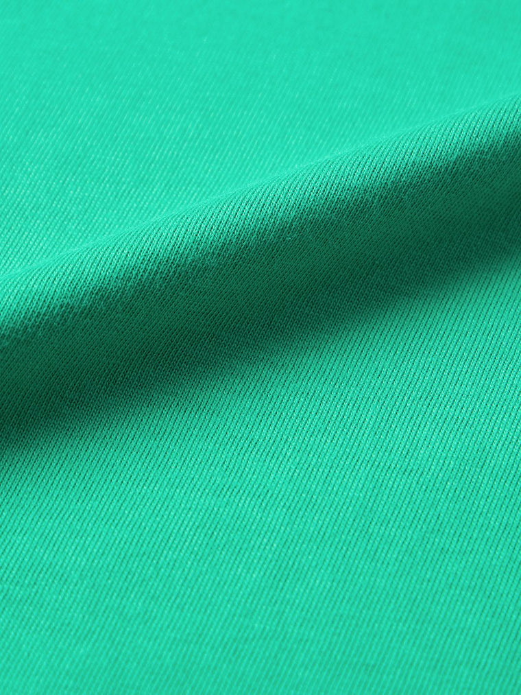 Regular Solids: Holly Green Women Regular T-Shirts