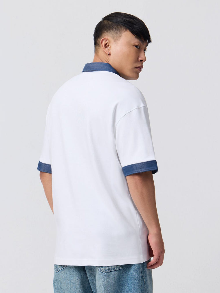 Oversized Polo: Cyan Oversized Polos