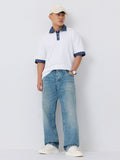 Oversized Polo: Cyan Oversized Polos