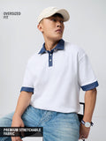 Oversized Polo: Cyan Oversized Polos
