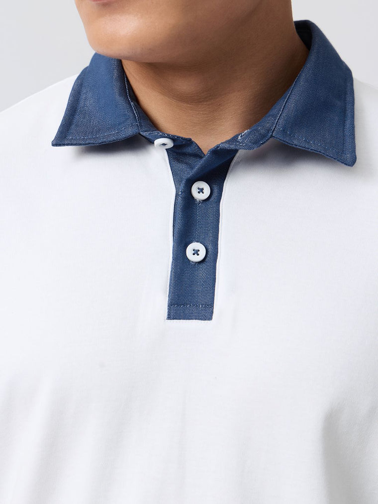 Oversized Polo: Cyan Oversized Polos