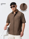 Solids: Oak Oversized Shirts