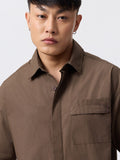 Solids: Oak Oversized Shirts
