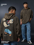 Popeye: Bring 'Em On Men Oversized Hoodies