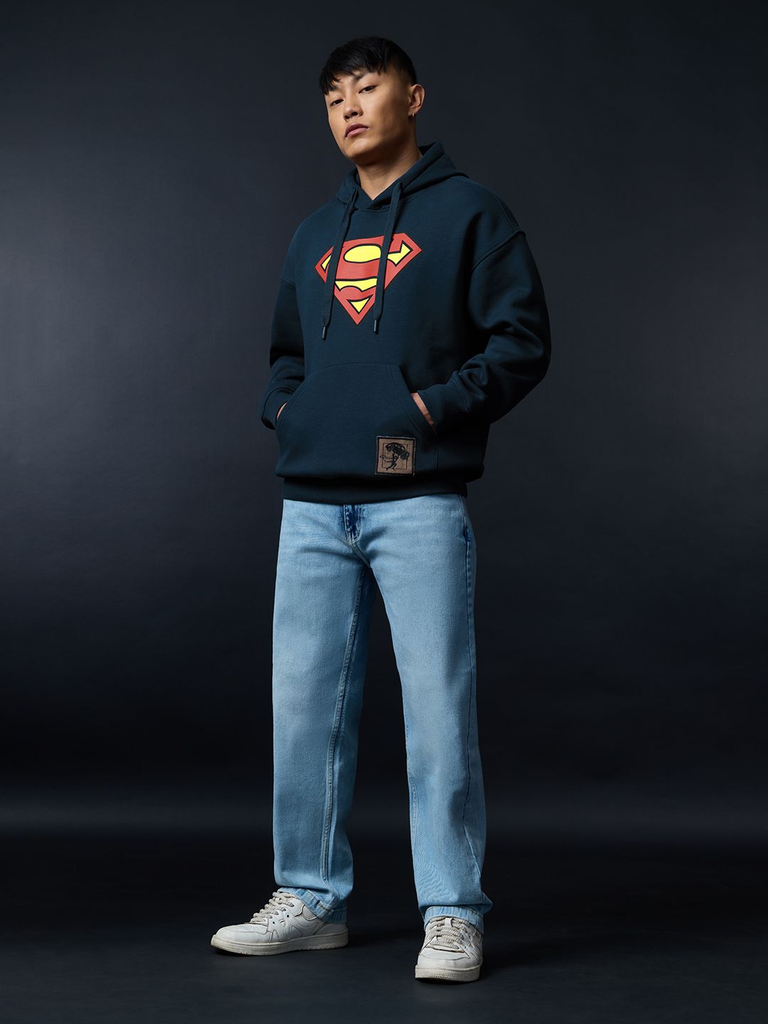 Superman: Invincible Men Oversized Hoodies