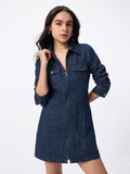 Denim Dress: Galactic Women Denim Dresses