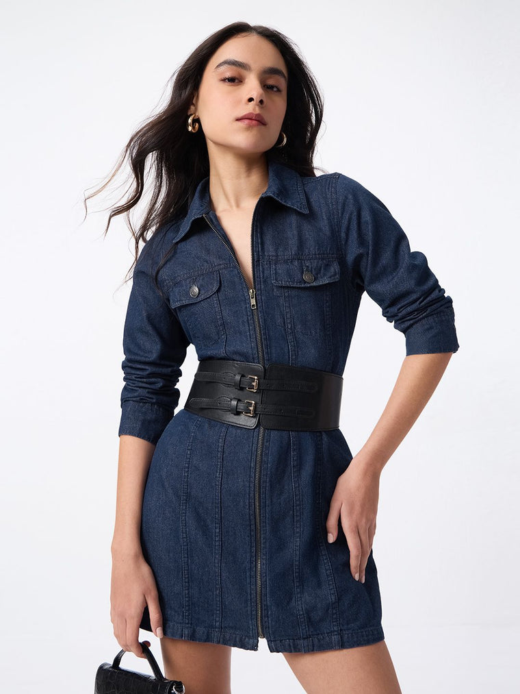Denim Dress: Galactic Women Denim Dresses