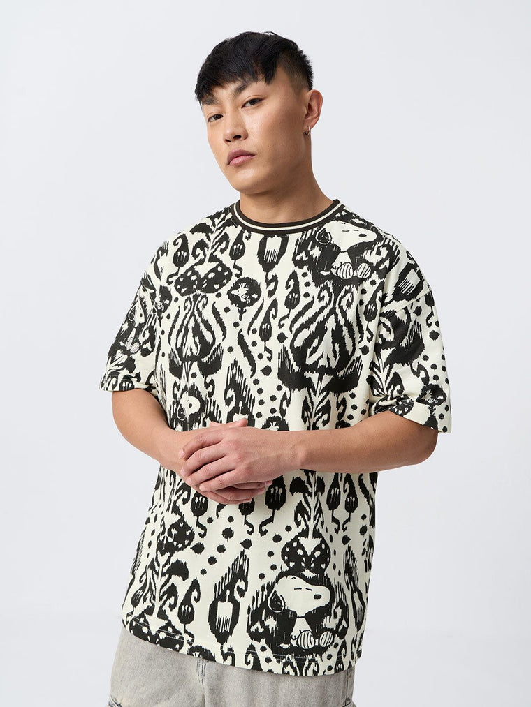 Peanuts: Ikat Oversized T-Shirts