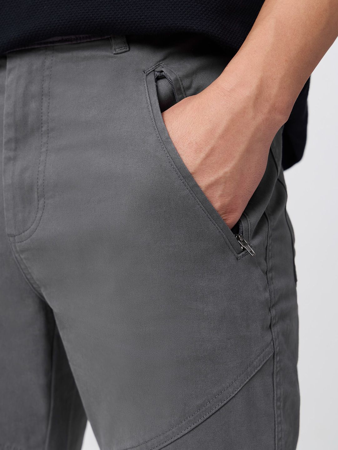 Aviator Pants: Slate Grey Men Pants