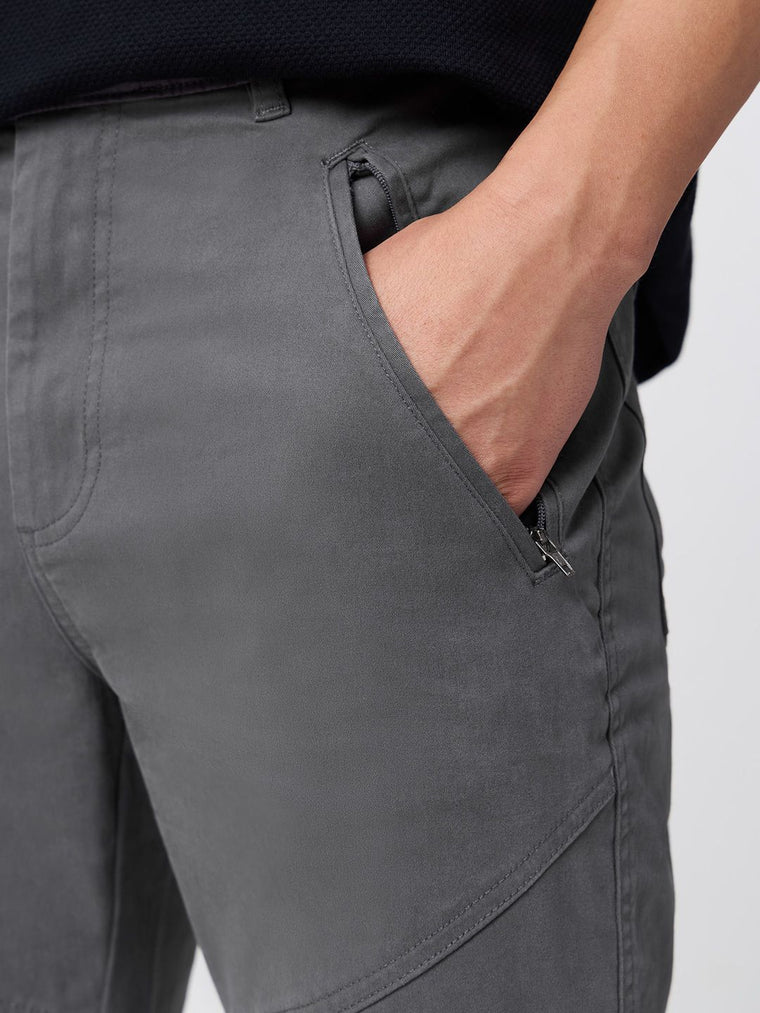 Aviator Pants: Slate Grey Men Pants