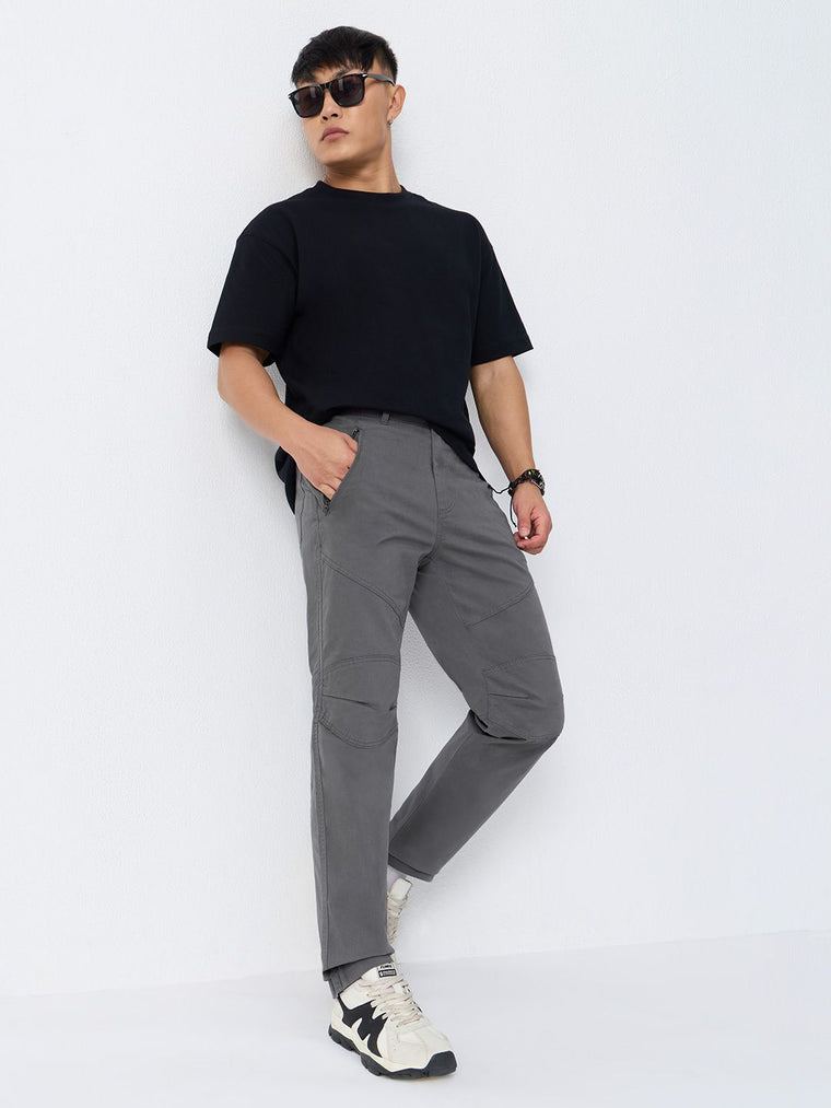 Aviator Pants: Slate Grey Men Pants