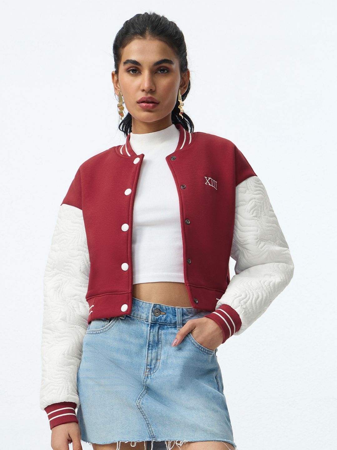 Varsity Jacket: Scarlet Women Bomber Jackets