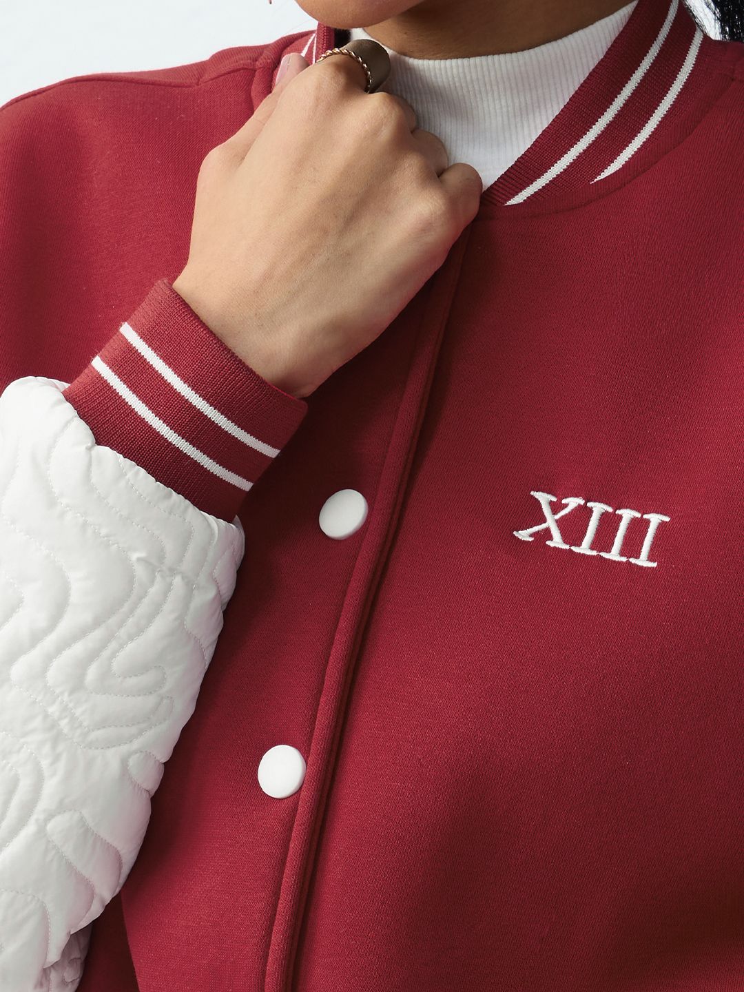 Varsity Jacket: Scarlet Women Bomber Jackets