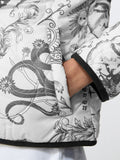 Reversible Jacket: Sacred Chaos Women Puffer Jackets