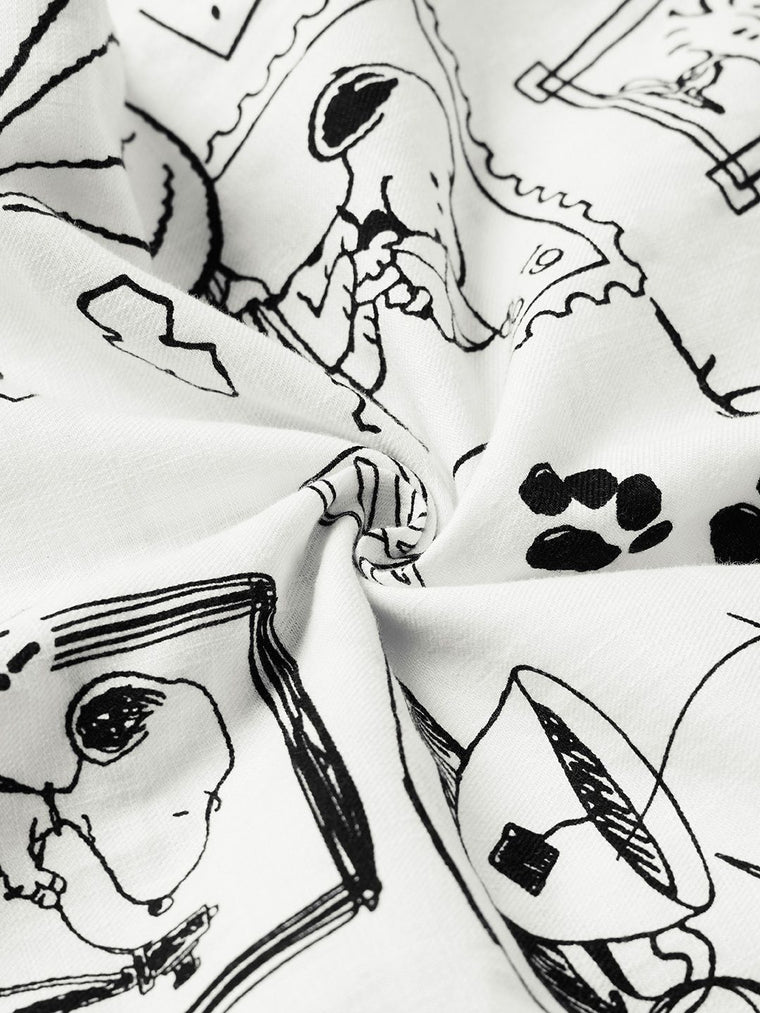 Peanuts: A Day In The Life Women Oversized Shirts
