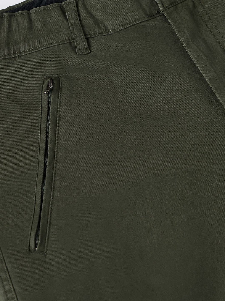 Aviator Pants: Dark Olive Men Pants