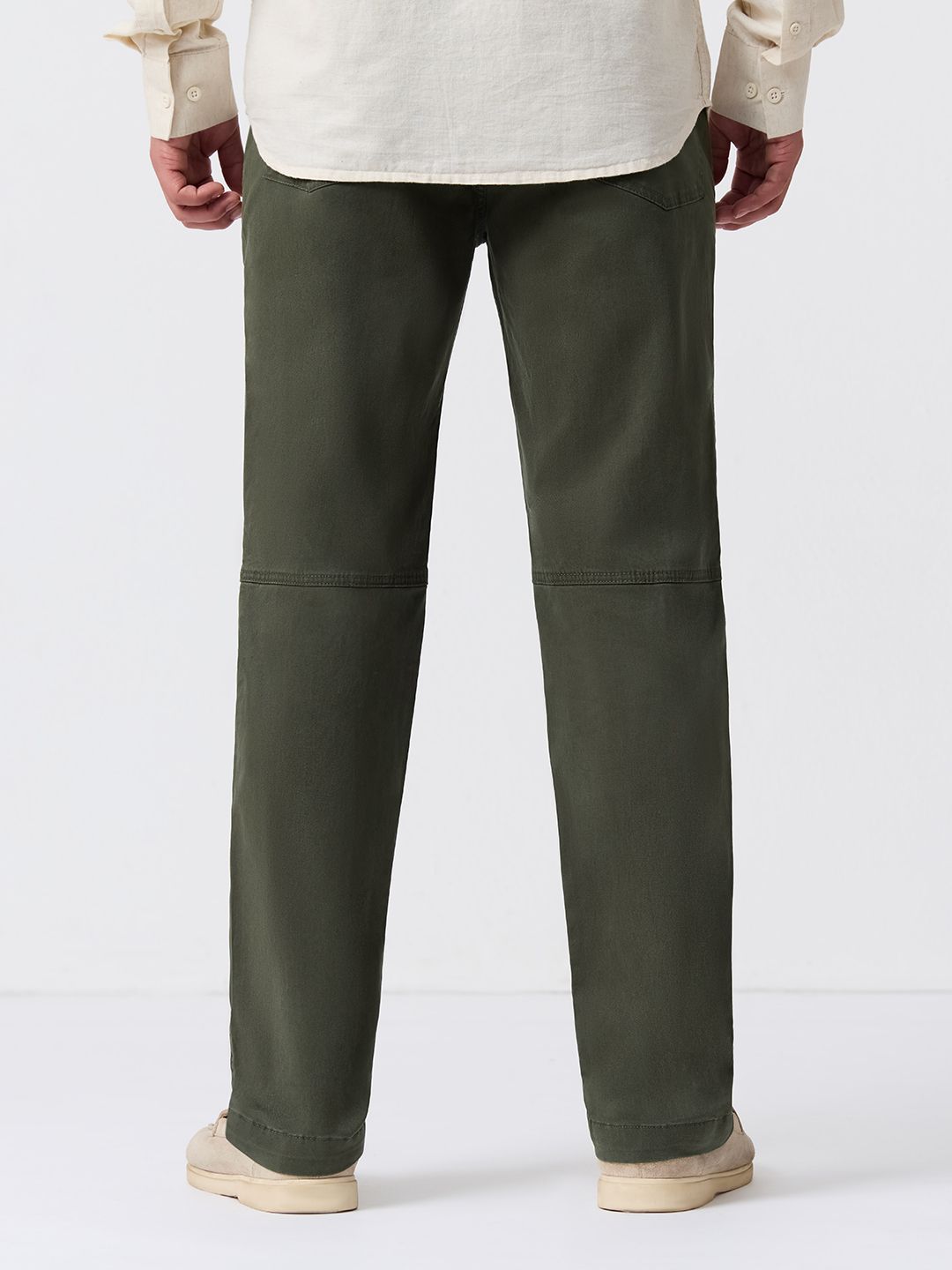 Aviator Pants: Dark Olive Men Pants