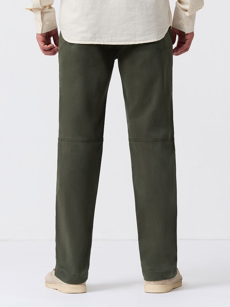 Aviator Pants: Dark Olive Men Pants