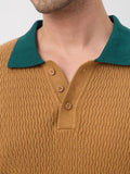 Textured Flat Knit: Hazel Textured Polos